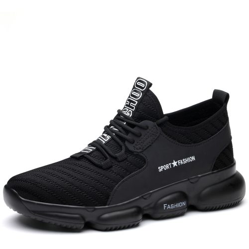 Tmax Schuhe Herren Damen Stahlkappe Arbeitsschuhe Schwarz