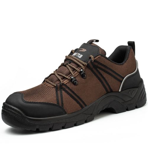 Tmax Schuhe Atmungsaktiv Sicherheitsschuhe Antistatisch Arbeitsschuhe Braun